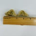 Vtg 1973 Mimi Di N Signed Gold Mushroom Interlocking Belt Buckle Mushroomcore