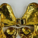 Vtg 1973 Mimi Di N Signed Gold Mushroom Interlocking Belt Buckle Mushroomcore