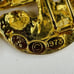 Vtg 1973 Mimi Di N Signed Gold Mushroom Interlocking Belt Buckle Mushroomcore