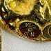 Vtg 1973 Mimi Di N Signed Gold Mushroom Interlocking Belt Buckle Mushroomcore