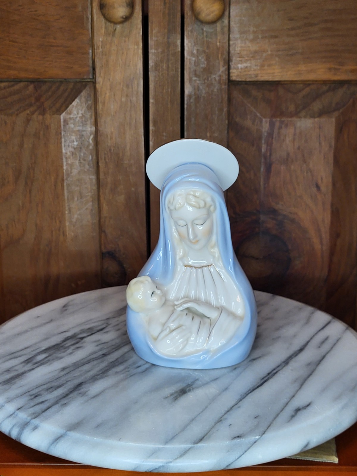 Vintage Madonna Child Figurine