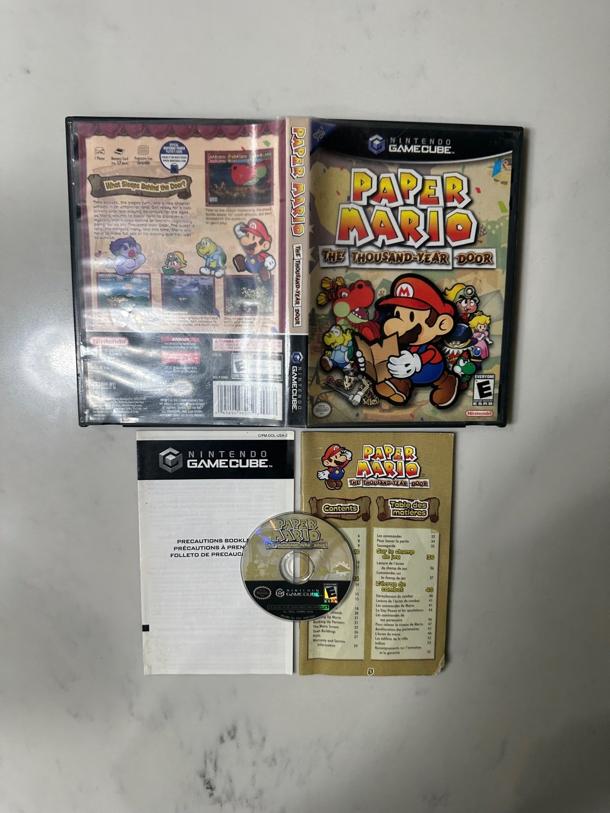 Paper Mario Thousand Year Door for Nintendo GameCube SHIPS SAME DAY
