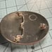 Montana Silversmiths Belt Buckle Initial M Sterling Silver Plate Gold Trim