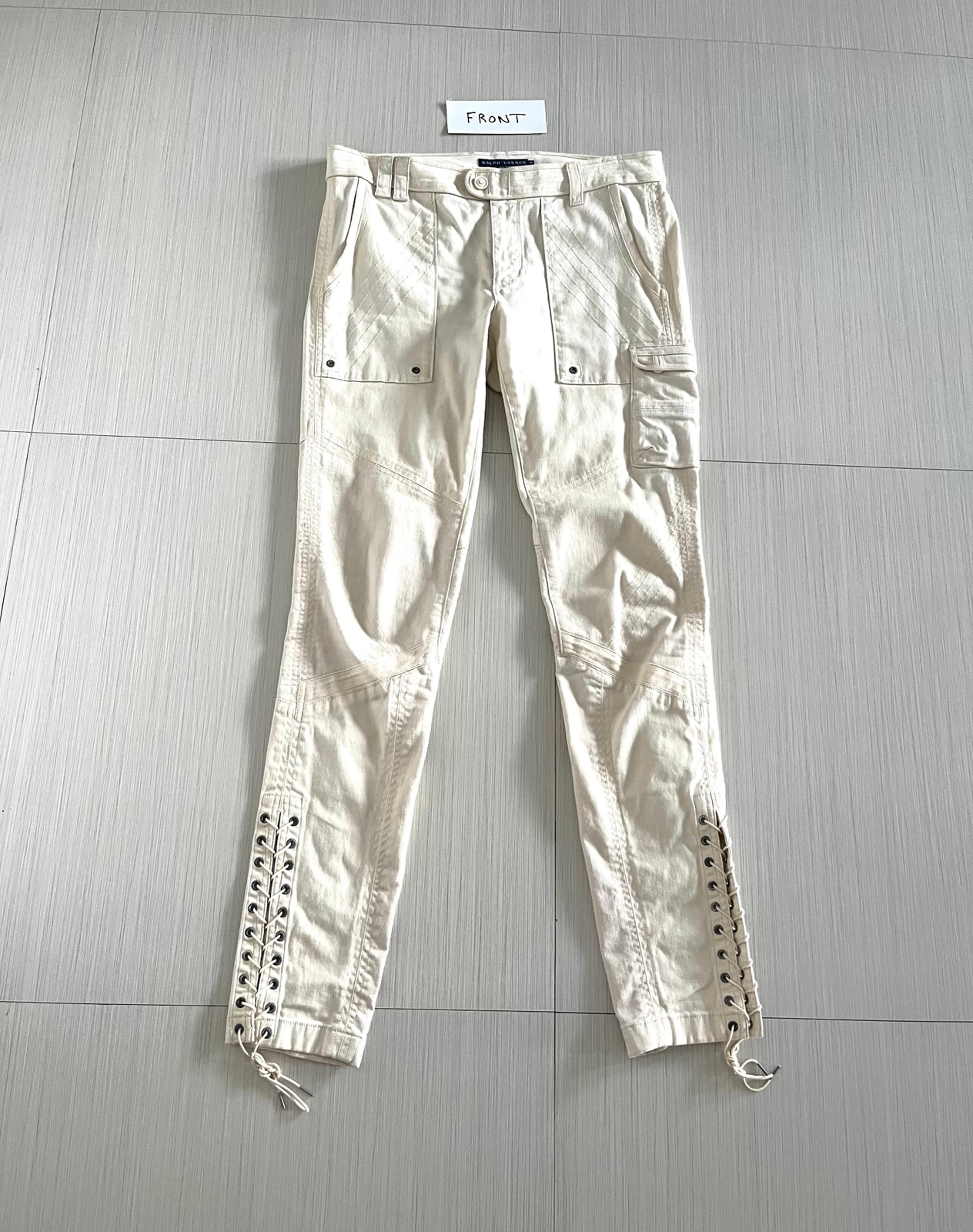 Lace up pants