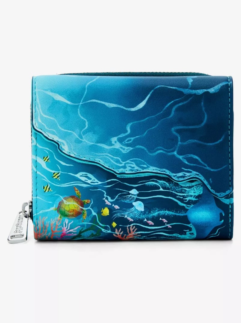 Loungefly Disney Moana Ocean Wave Wallet NWT