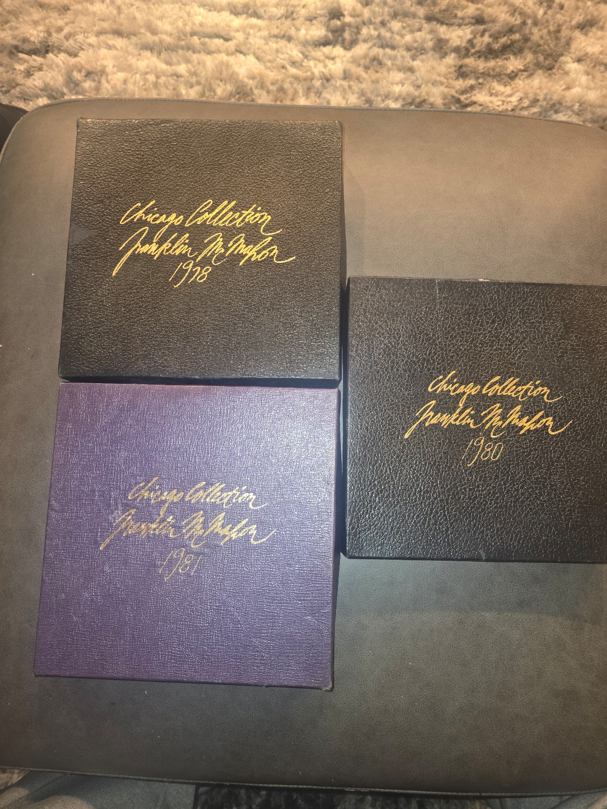 Franklin McMahon Chicago collection plates bundle