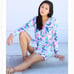 LILLY PULITZER Long Sleeve Tiki Wrap Shorts Romper Havin a Blast Size XS Summer