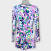 LILLY PULITZER Long Sleeve Tiki Wrap Shorts Romper Havin a Blast Size XS Summer