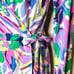 LILLY PULITZER Long Sleeve Tiki Wrap Shorts Romper Havin a Blast Size XS Summer