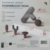 Sharper Image Powerboost Move Deep Tissue Travel Percussion Massager