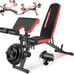 OPPSDECOR Adjustable Weight Bench, Workout Bench Press with Leg Extension