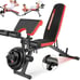 OPPSDECOR Adjustable Weight Bench, Workout Bench Press with Leg Extension