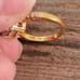 Gold Over Sterling Silver Emerald Cut Large CZ Ring