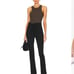 NWT Mother The Triple Stack Runaway Jeans Size 25 In Not Guilty Black Flare Leg