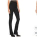 NWT Mother The Triple Stack Runaway Jeans Size 25 In Not Guilty Black Flare Leg