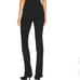 NWT Mother The Triple Stack Runaway Jeans Size 25 In Not Guilty Black Flare Leg