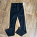NWT Mother The Triple Stack Runaway Jeans Size 25 In Not Guilty Black Flare Leg