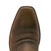 Men's Hybrid Roughstock Antler Leather Cowboy Western Boots - Brown Size 8.5
