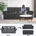 1/2/3 Seater Slipcover Solid Color Sofa Covers Stretch Couch Furniture Protector