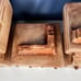 Vintage ceramic Pueblo Dwelling Canister 6 Pc Set Southwestern Style