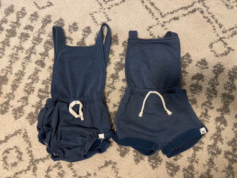 Lulu and Roo Rompers