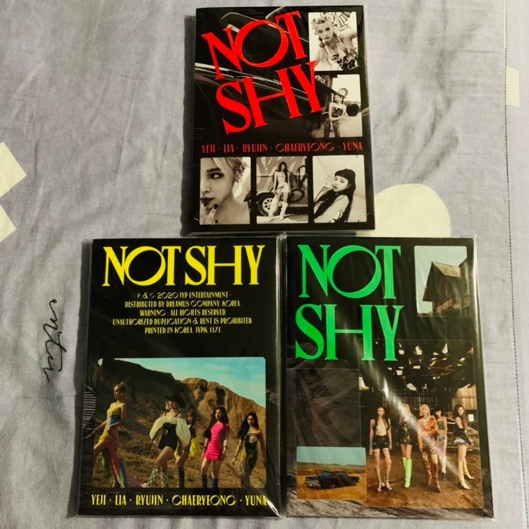 Itzy Not Shy Album all versions