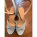 VERONICA BEARD Lalana blue Denim Strappy Platform Sandals size 8.5
