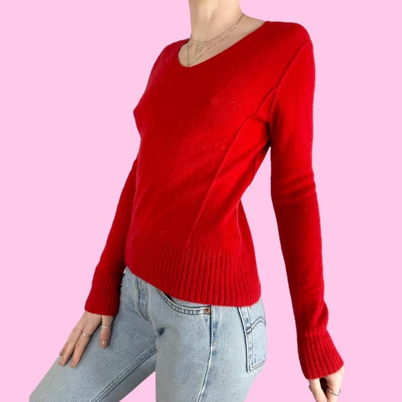 Vintage Red Cashmere Sweater