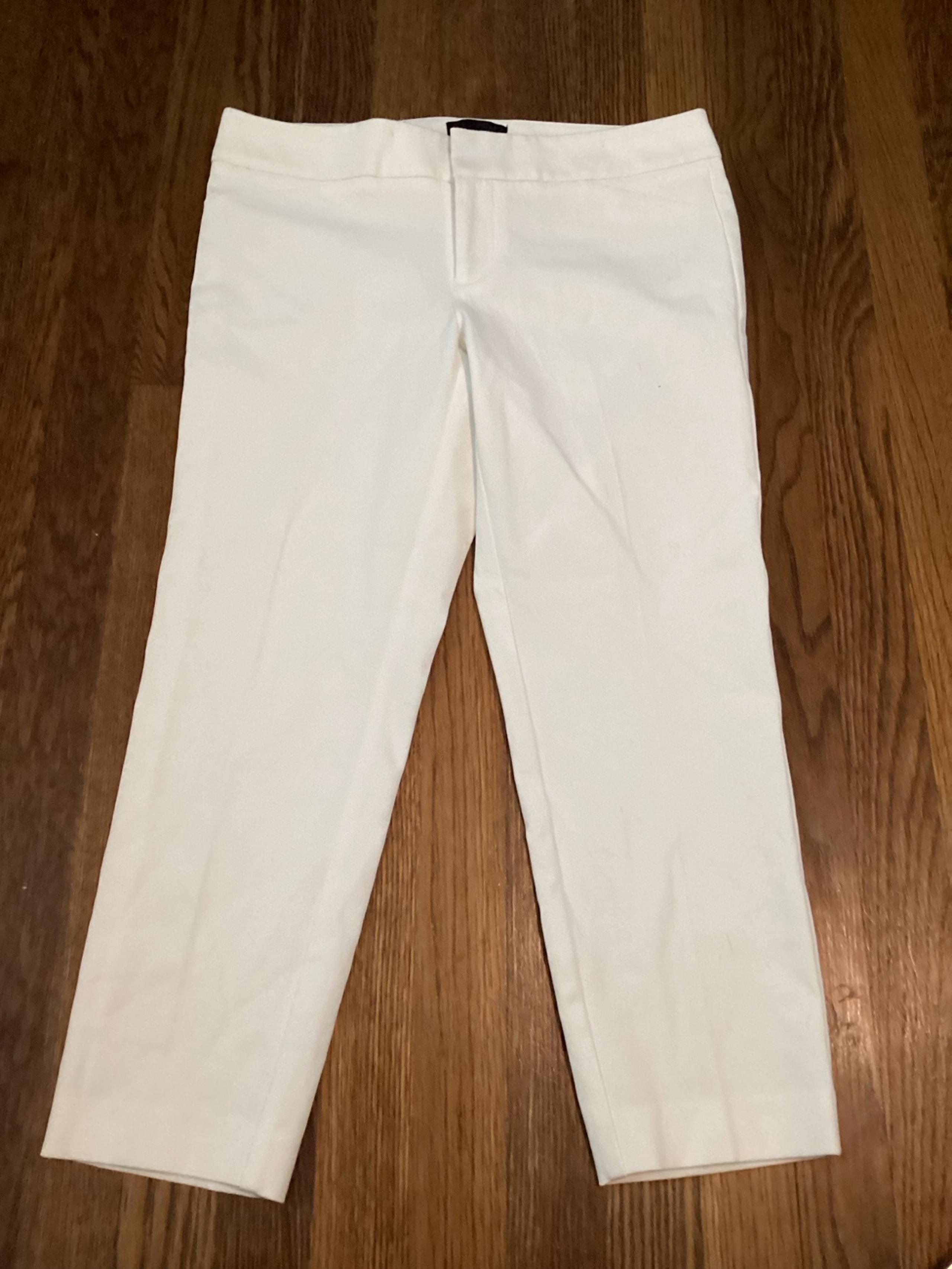 Cynthia Rowley white cropped pants size 6
