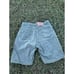 Vintage Levi's 550 Made in USA Orange Tab Green Denim Jean Shorts - Men's 33