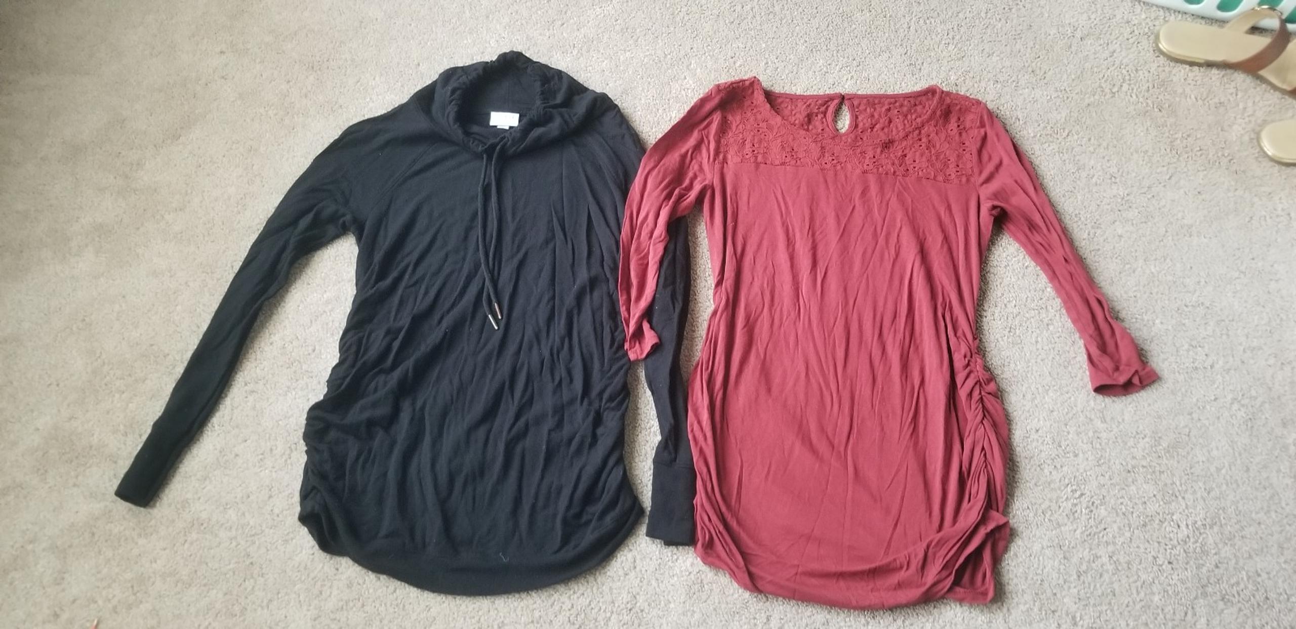 Maternity sweater and maternity blouse, motherhood maternity and isabel maternit