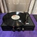 Tyler Portable Turntable TTT602-BK 3-Speed Turntable Cabinet Analog FM Radio
