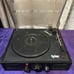 Tyler Portable Turntable TTT602-BK 3-Speed Turntable Cabinet Analog FM Radio
