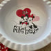 Disney Valentines Pie Bread Spatula Whisk Spoon Rest Dish Set