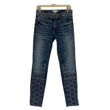 MM Vintage Embroidered Ankle Jean