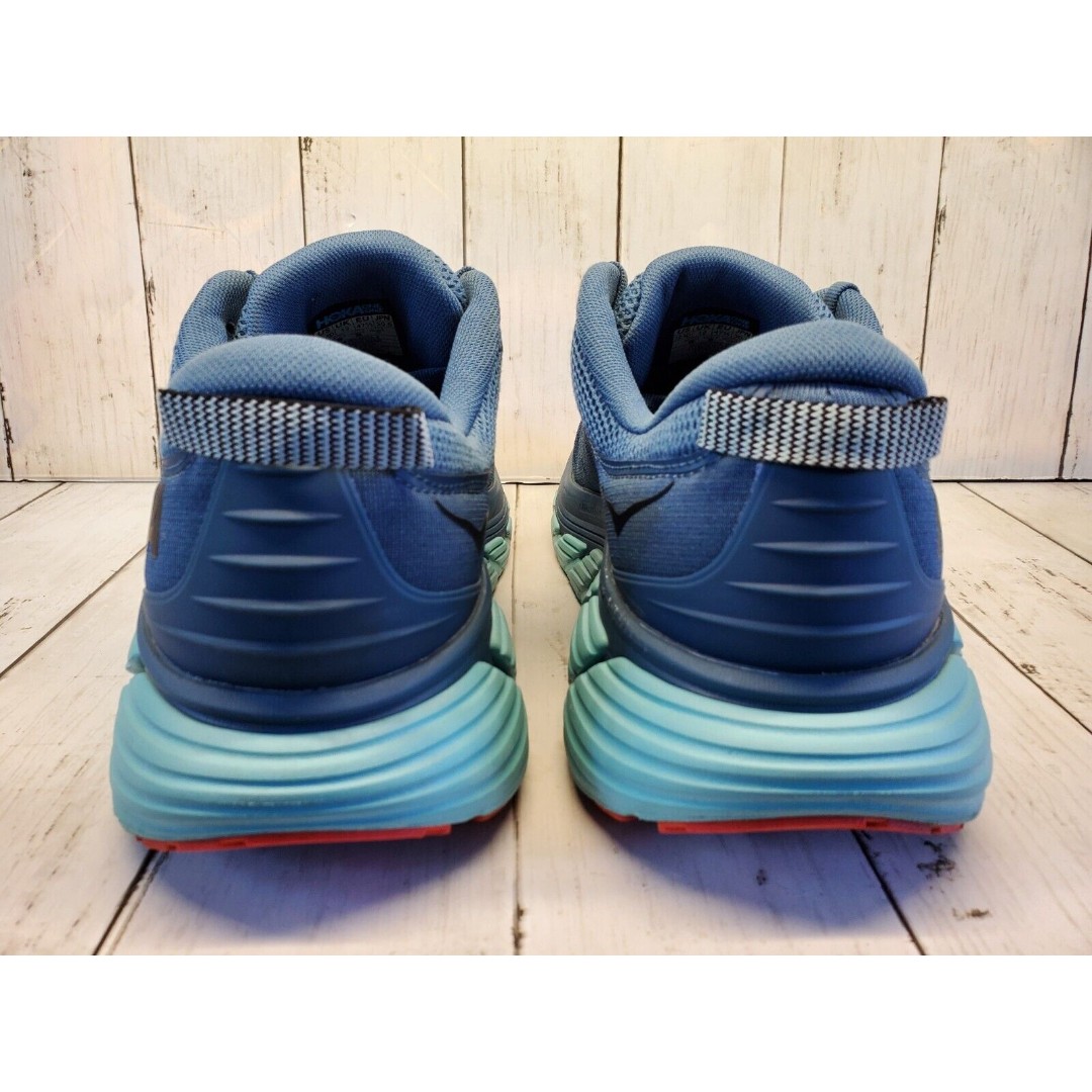 HOKA ONE ONE Gaviota 3 Men's Sz 12.5 D hot Running Shoes Blue Sharkskin (RTAR) Nice!