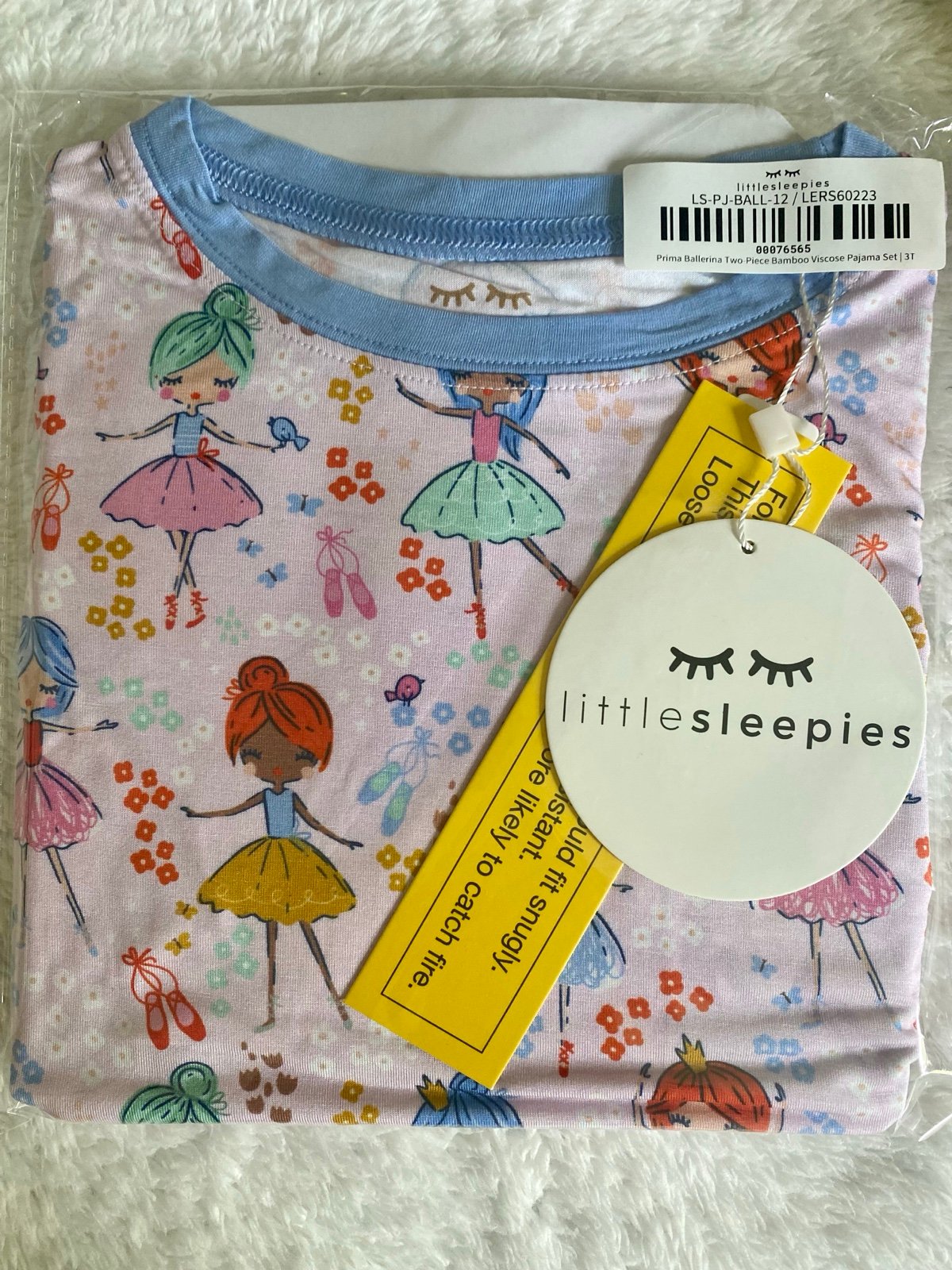 Little Sleepies prima ballerina two piece size 3T