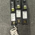 Lot Of 3 Square D breakers Quantity 1 of Q0115CAFI + Quantity 2 of HOM120PCAFI-