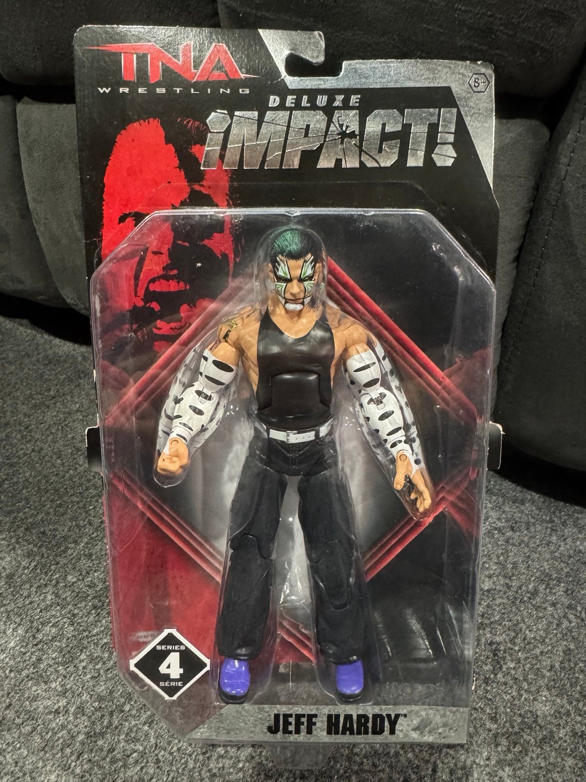 Jakks TNA Deluxe Impact JEFF HARDY Series 4 Figure AEW WWE WWF ROH Matt XTreme