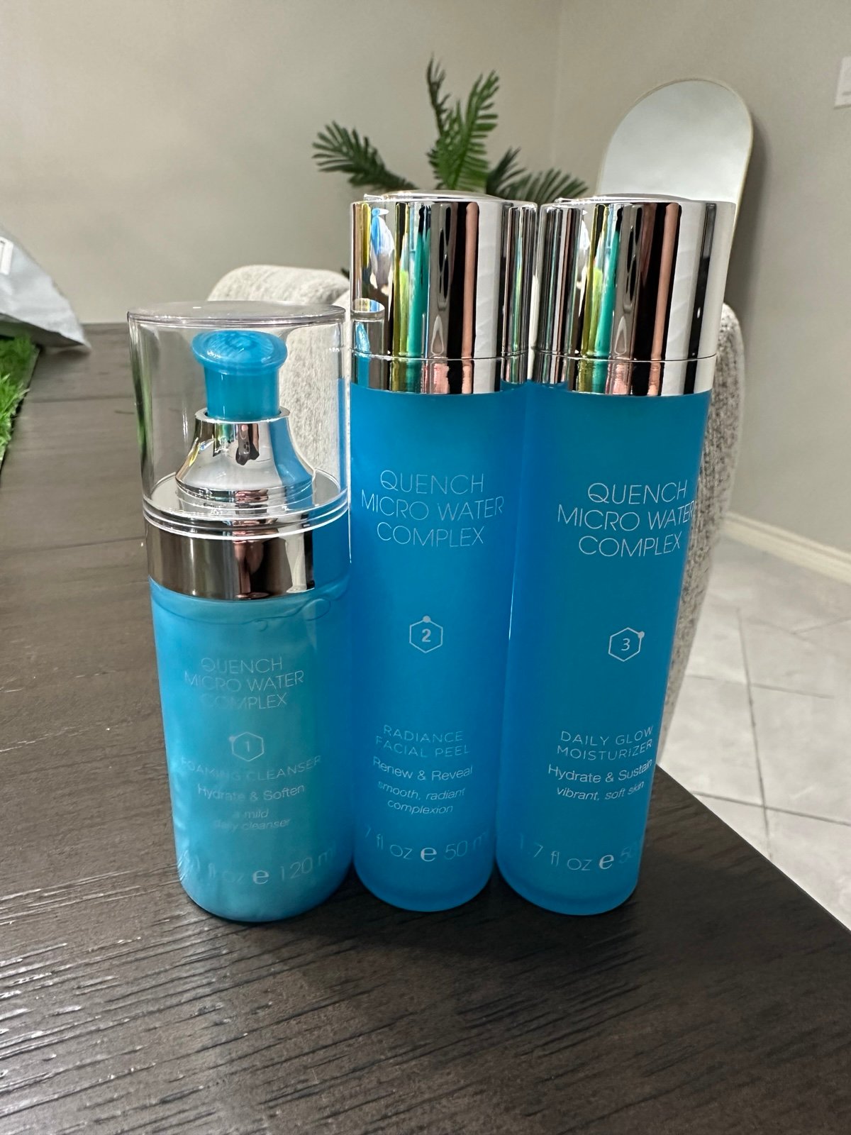 Quench Micro Water Complex Cleanser, Moisturizer & Facial Peel