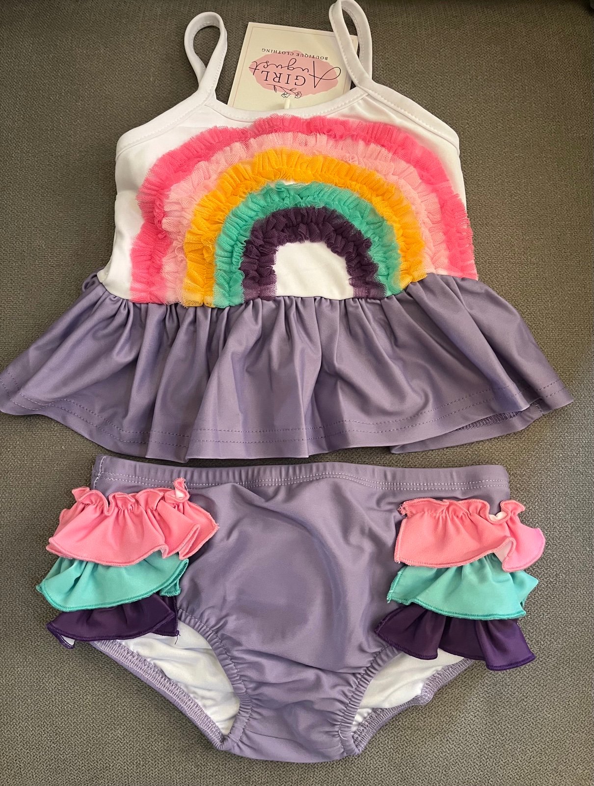 Girl August size 3T swimsuit NEW