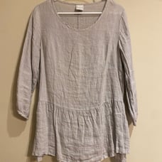 Pure Match 100% Linen 3/4 Sleeve Tunic