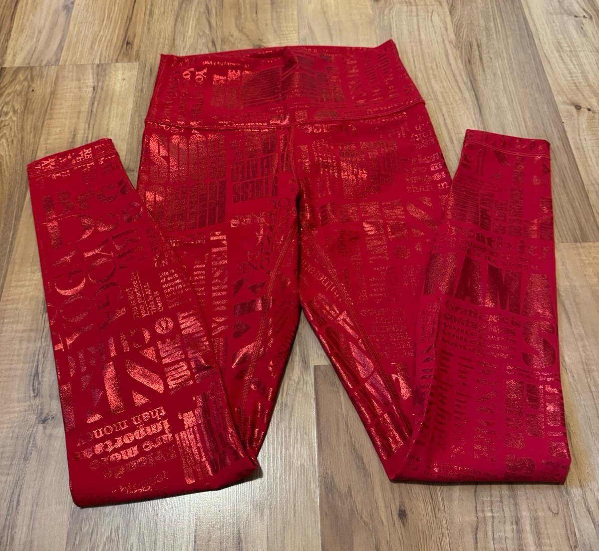 Lululemon Wunder Under High-Rise Tight 28 Full-On Luxtreme Manifesto Red Size 6