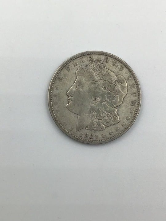 1921 90% Silver Morgan Dollar AVC