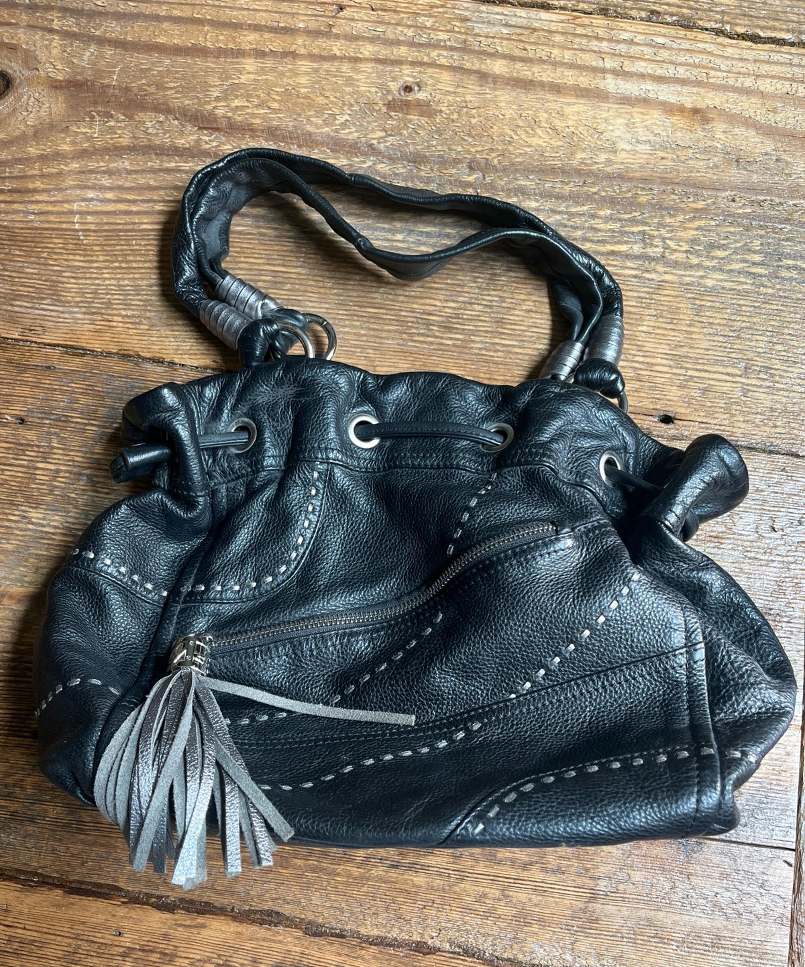 Leather B Makowsky bag - b. makowsky
