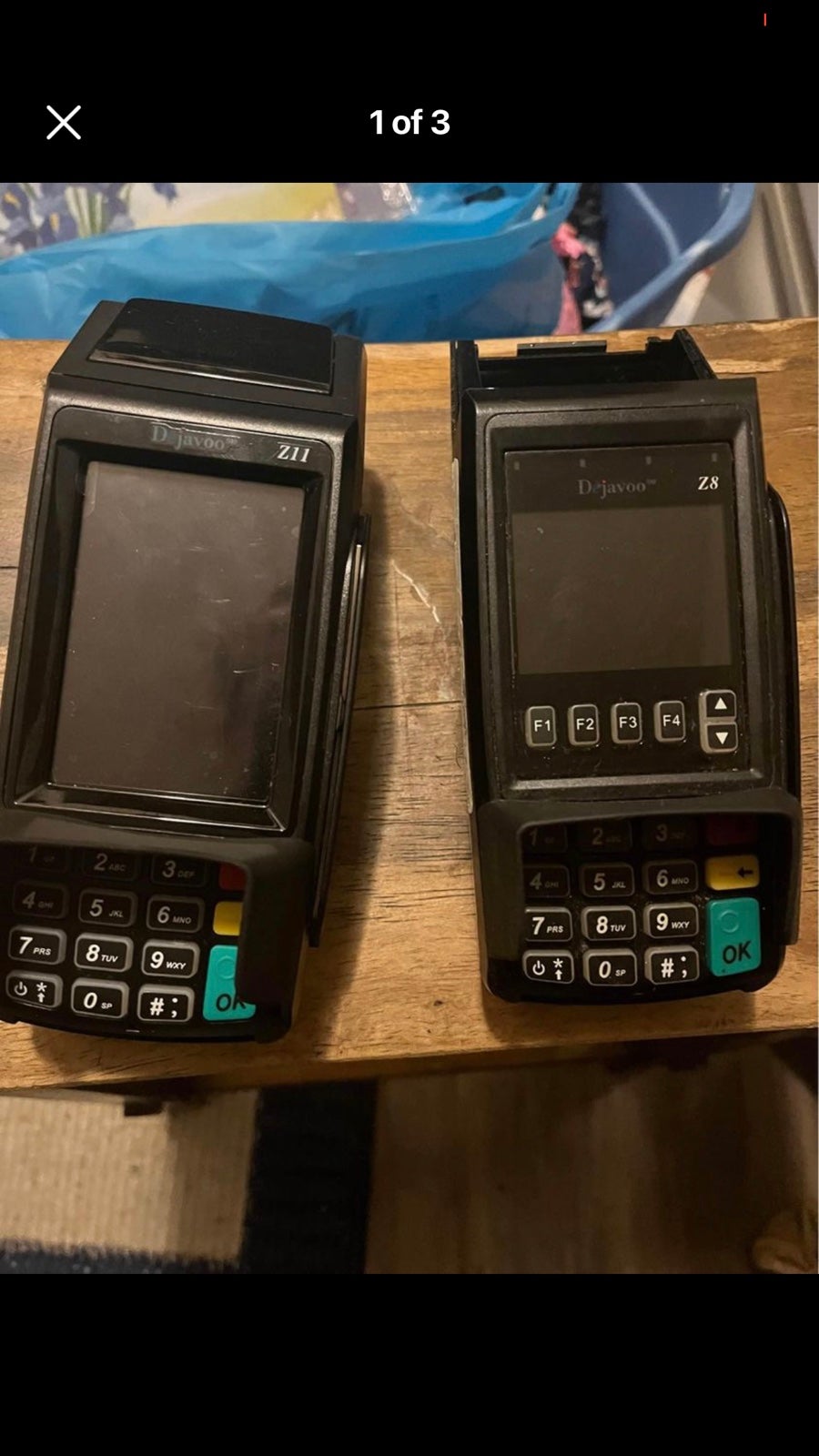 Debit card machine