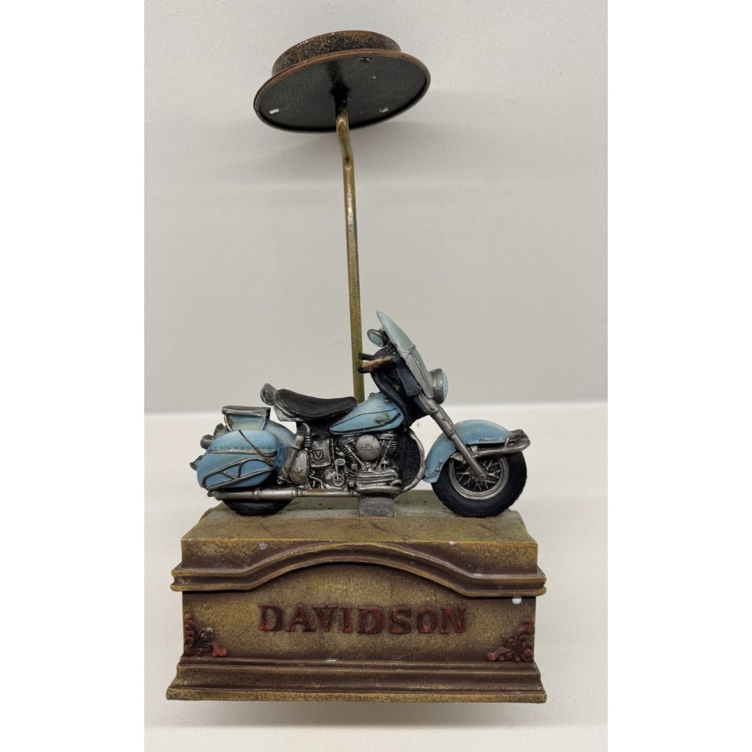 Vintage Harley Davidson 1953 Motorcycle Sculpture collectible resin figurine