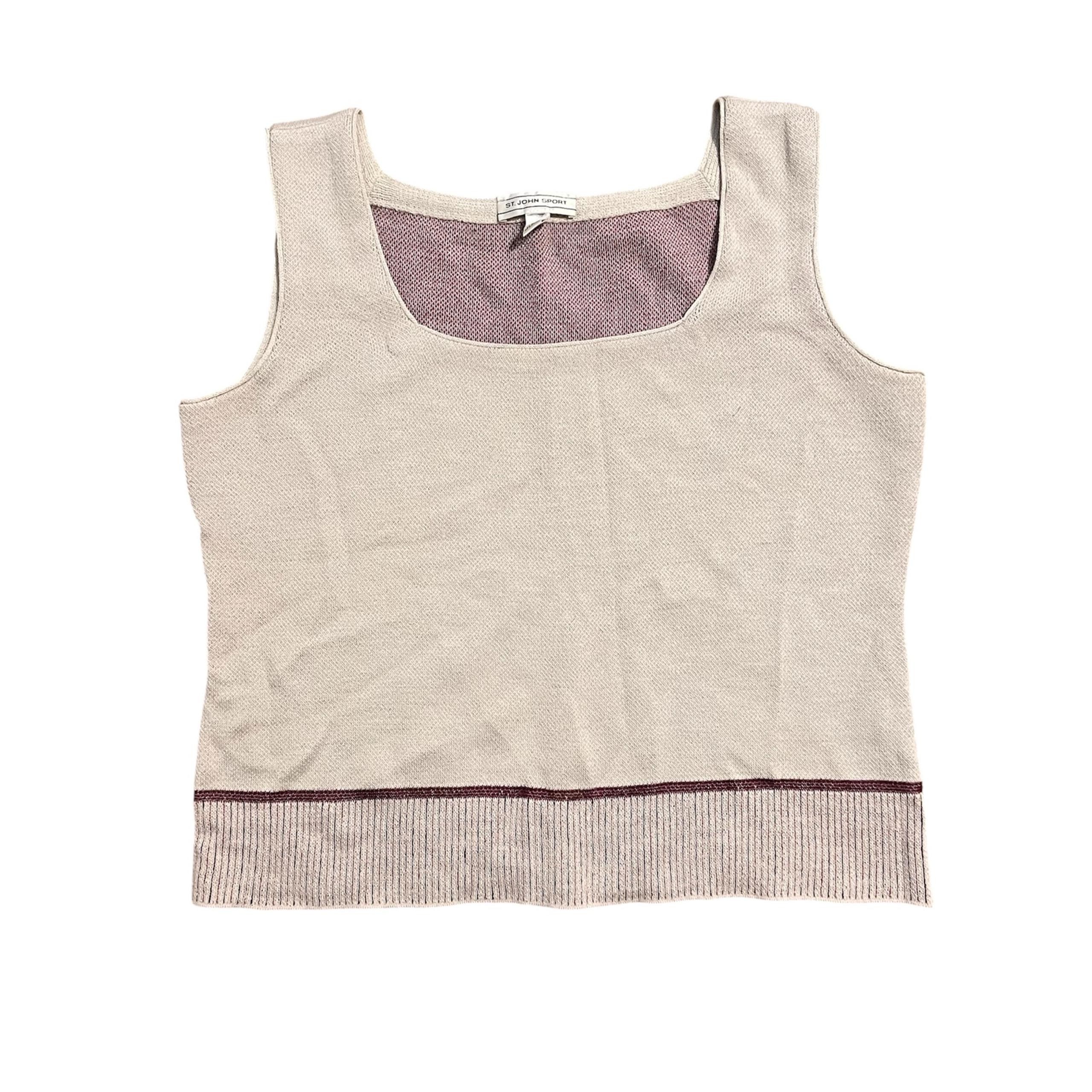St. John Sport top wool blend no size found