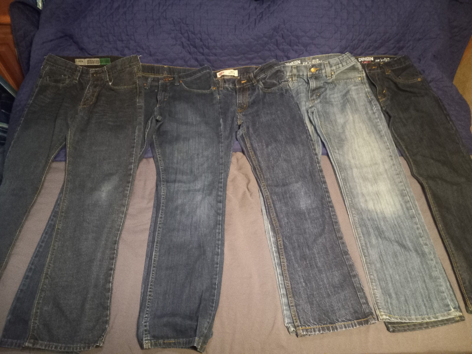 5 Pairs of Boy's Size 14 Jeans for 50