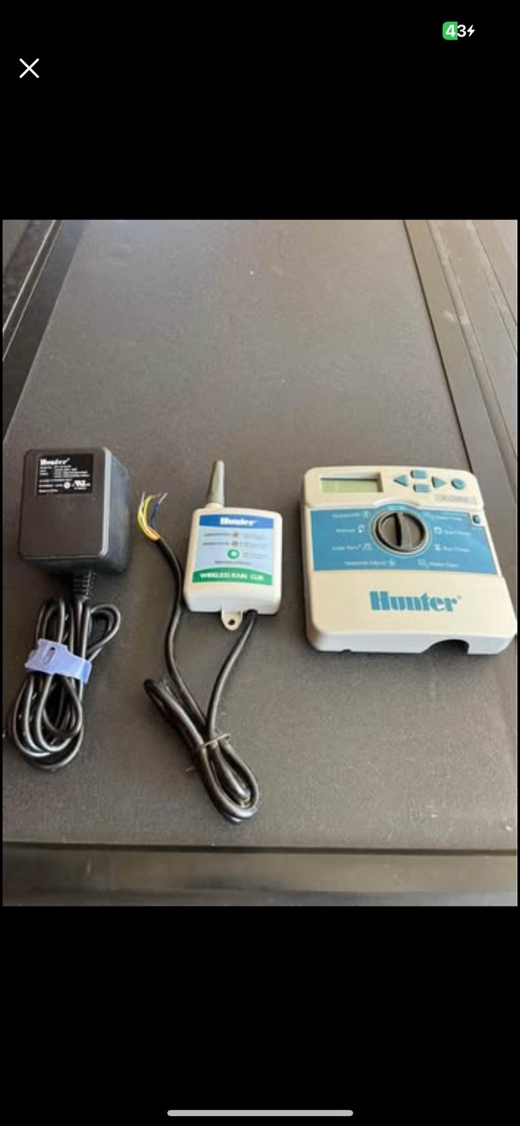 Hunter XC-600i Sprinkler Controller w/ Wireless Rain-Clik Sensor